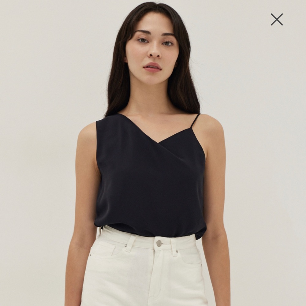 Love Bonito Acadia Asymmetric Soft Drape Top